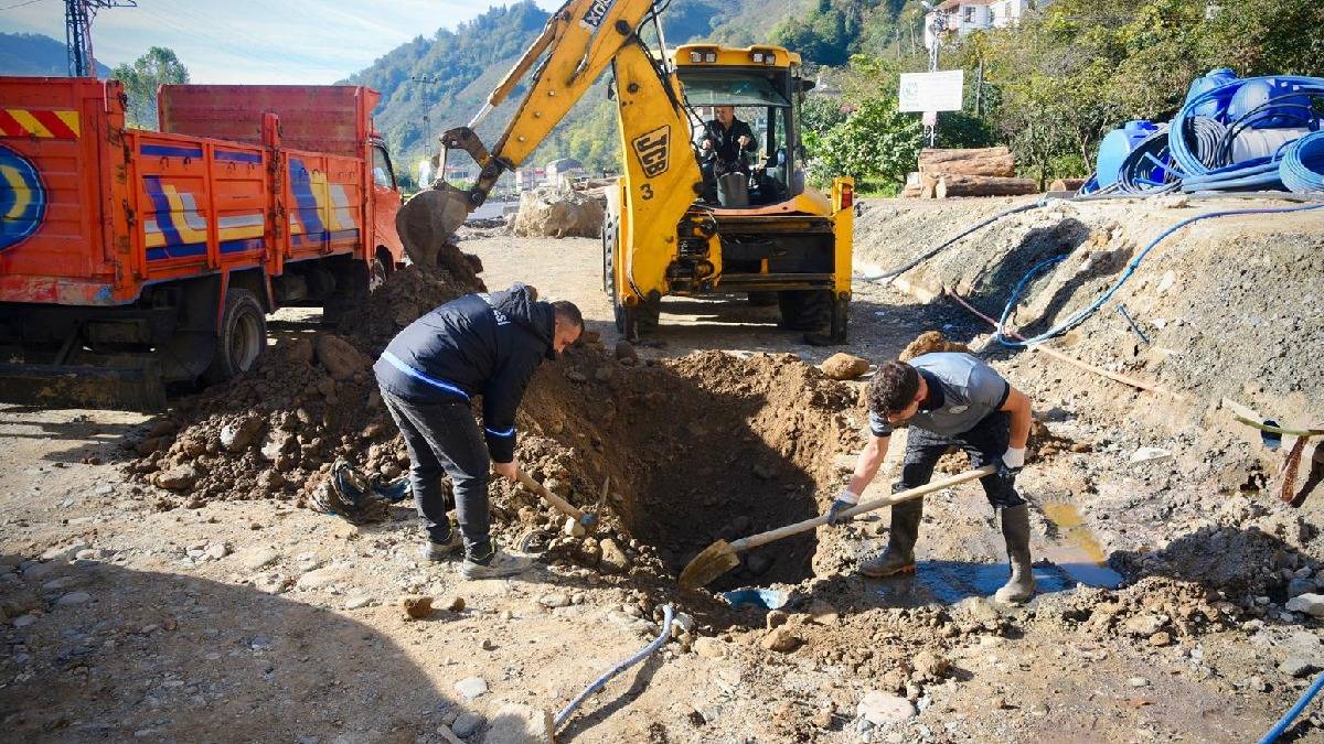 Giresun Belediyesi içme suyuna yatırımlarını sürdürüyor