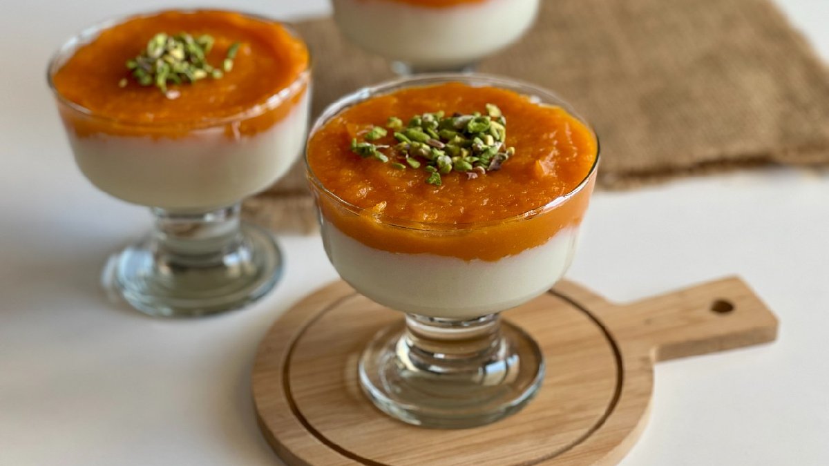 Tam bir kış tatlısı! Sütlü tatlı ve balkabağı bir araya gelince ortaya efsane bir lezzet çıkıyor