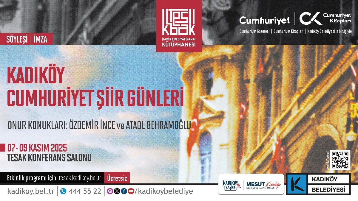 Cumhuriyet Şiir Günleri TESAK’ta başlıyor