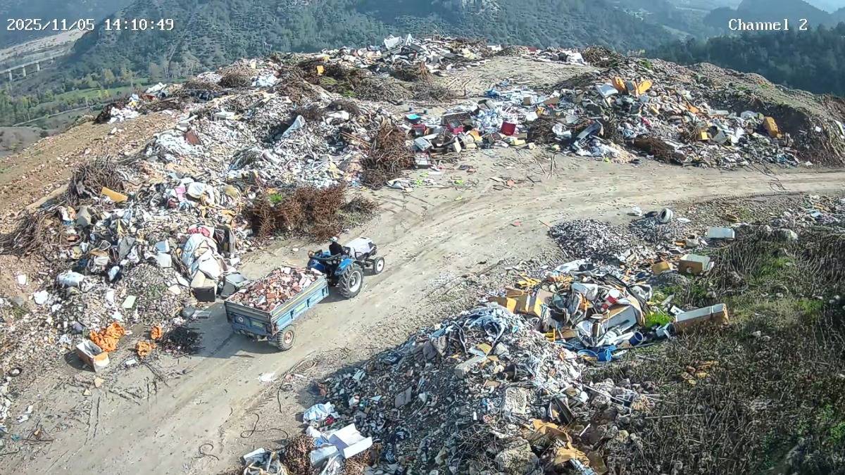 İzinsiz inşaat atığı dökenlere ceza işlemi uygulandı