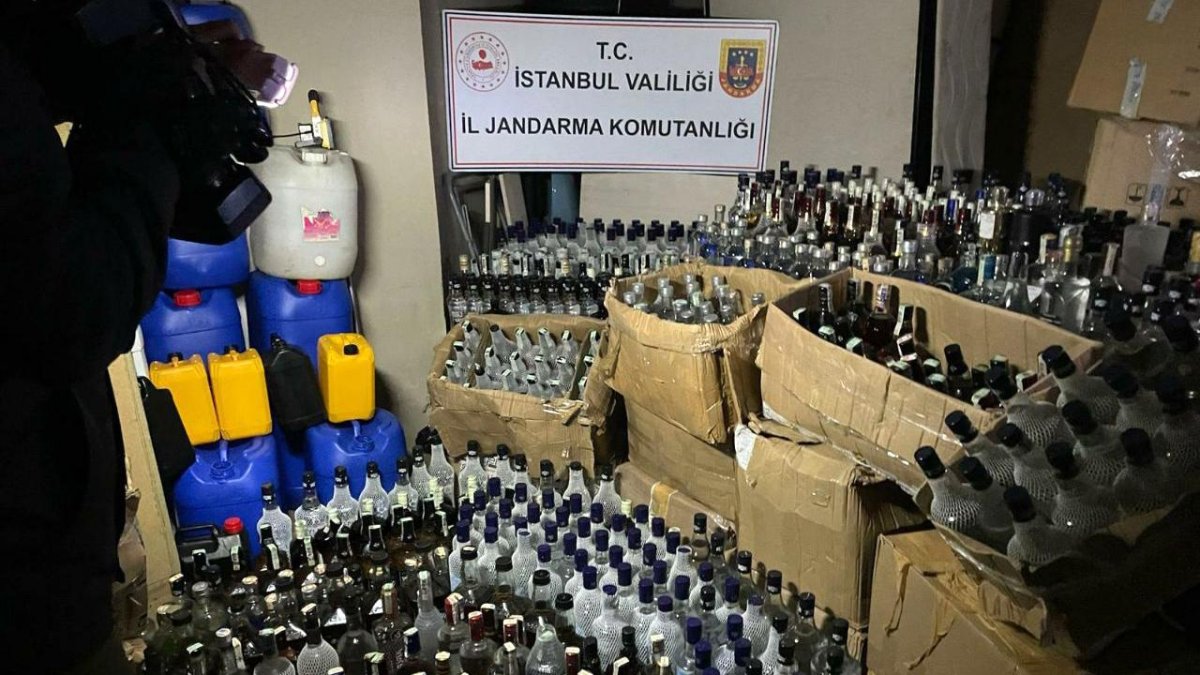 Kaçak ve sahte içki operasyonu: 81 ilde 179 şüpheli