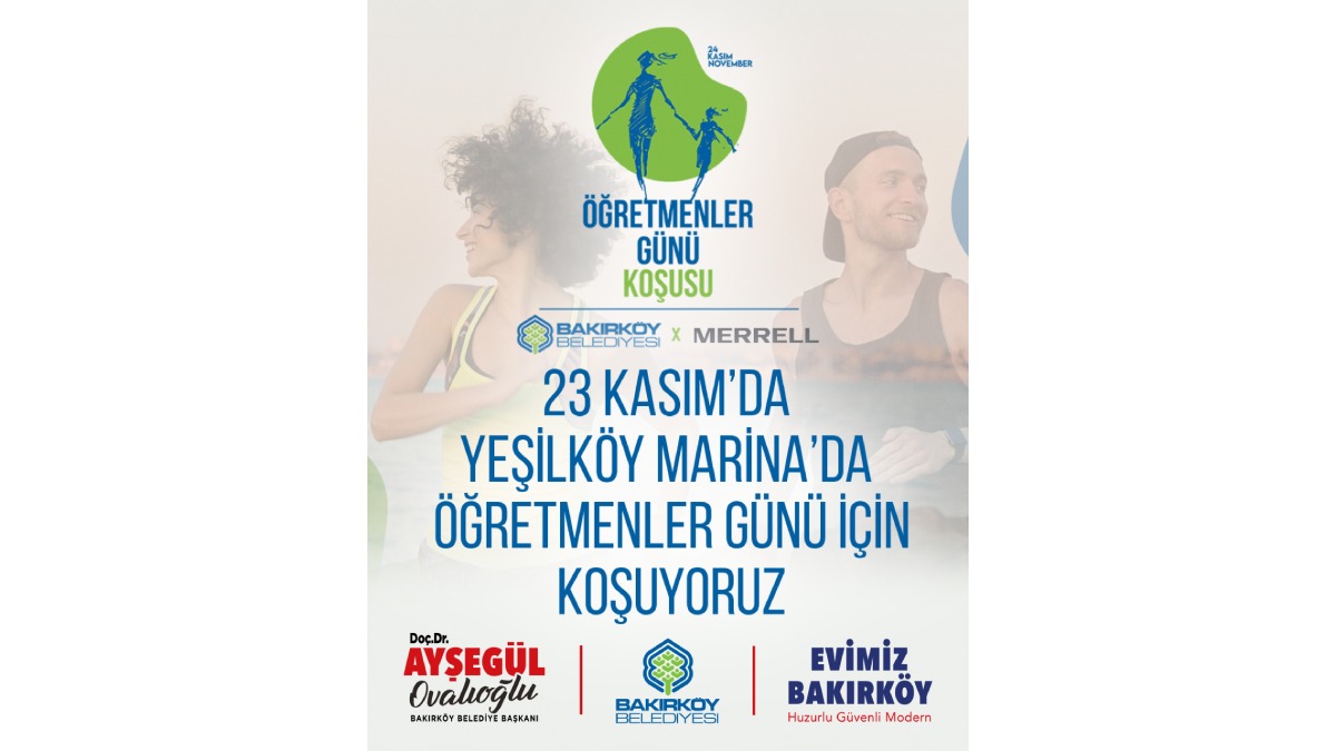 Bakırköy’de “Öğretmenler Günü Koşusu” düzenleniyor