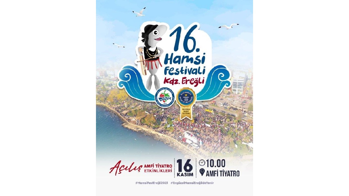 16. Hamsi Festivali’nde 10 ton hamsi dağıtılacak