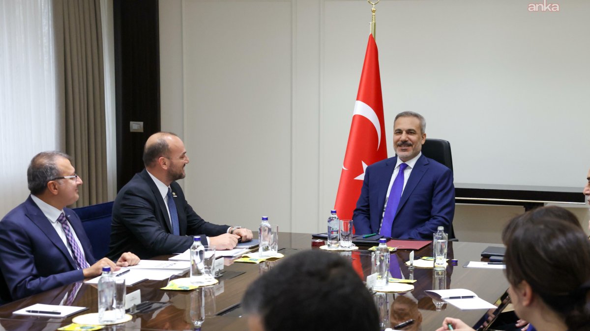 Fidan, MÜSİAD heyeti ile bir araya geldi