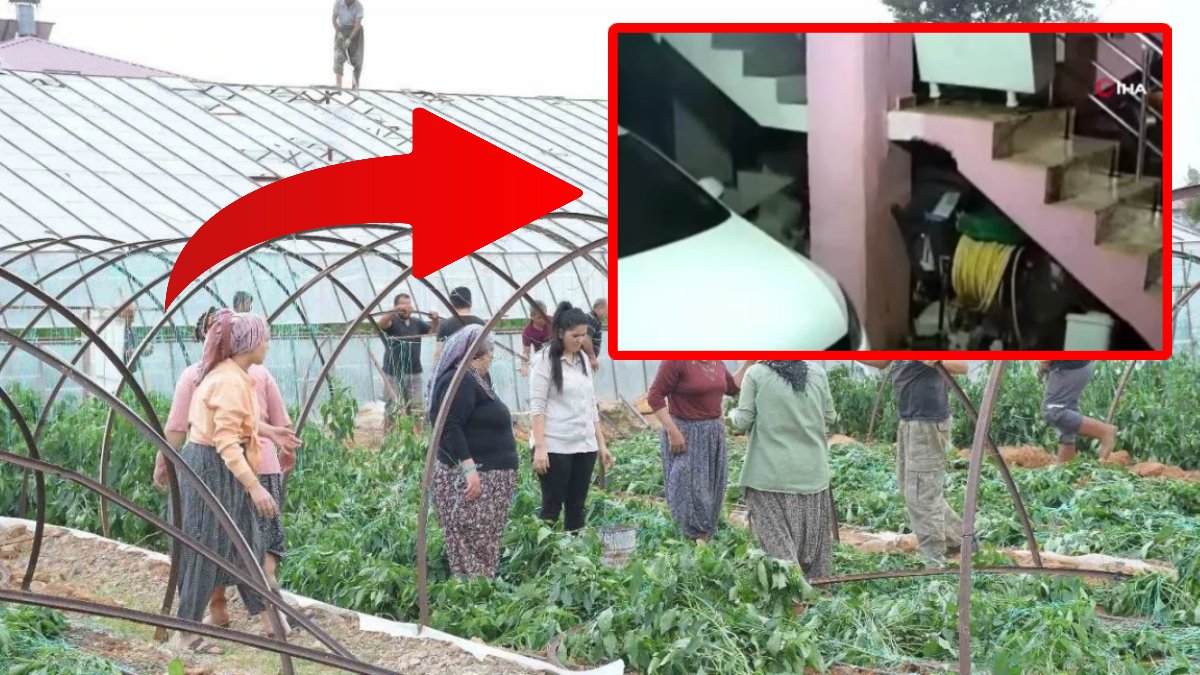 O ilimizde fırtına ve hortum etkili oldu! Zararın boyutu gözler önüne serildi