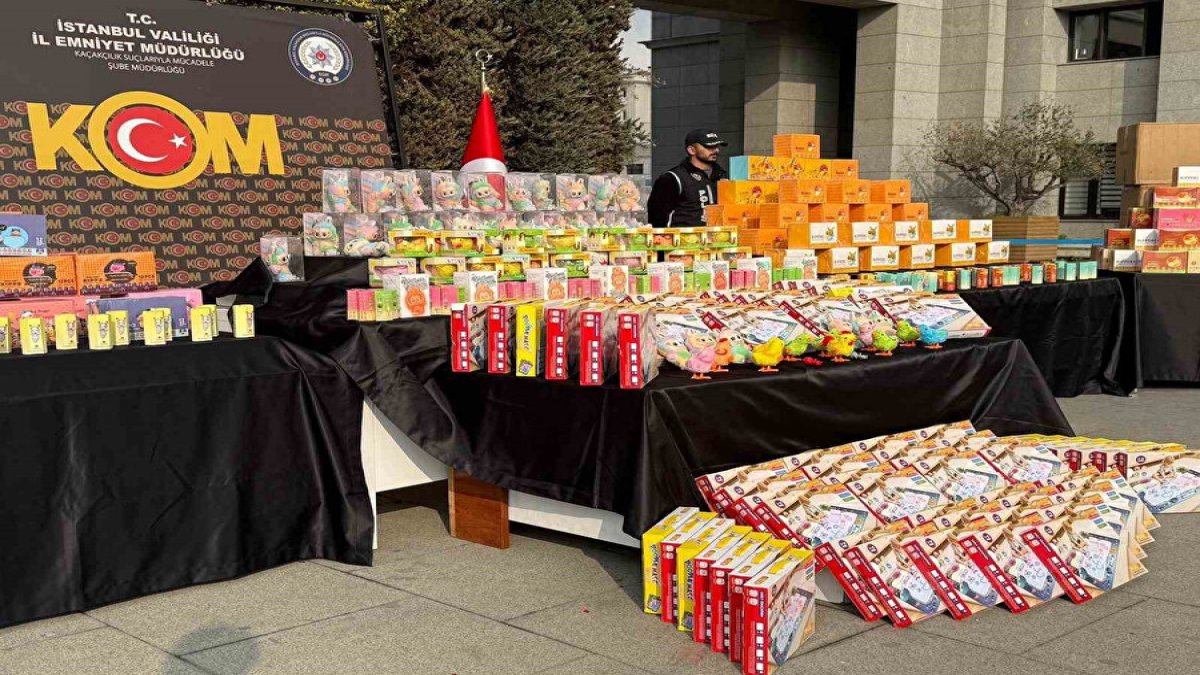 Ucuz diye eliniz gitmesin! Çocuk sağlığına büyük tehlike: Kanserojen madde içeren 50 milyon TL’lik sahte Labubu operasyonu