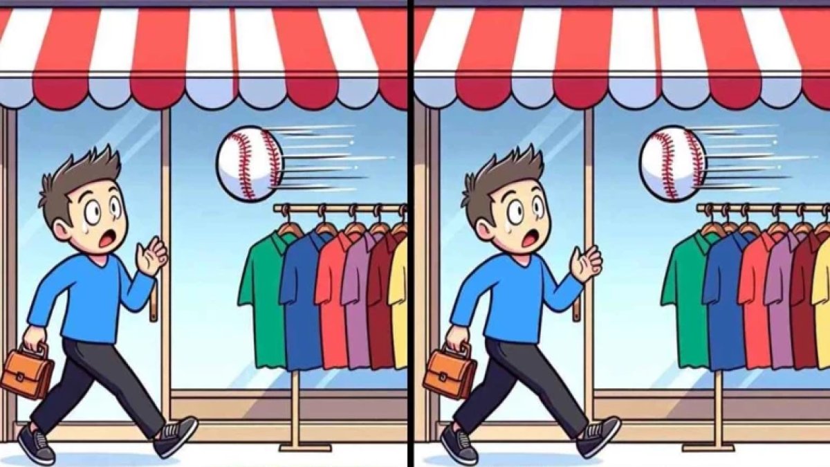 Sadece yüksek IQ’lular çözebiliyor! 14 saniyelik göz yanıltan fark bulmaca testi