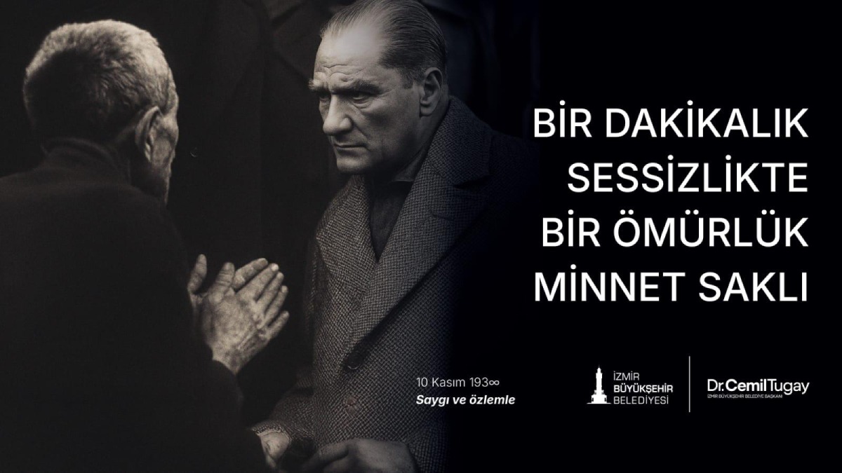 Başkan Tugay: Atatürk, en büyük eseri olan Cumhuriyet ile sonsuza dek yaşayacak