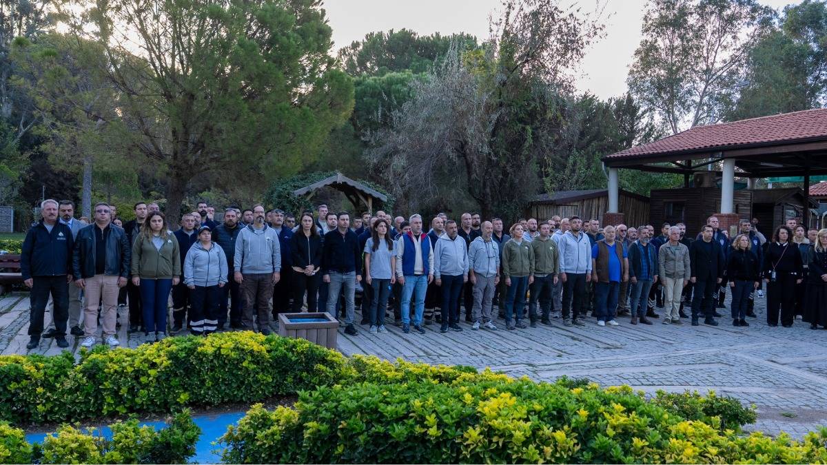 İzmir Doğal Yaşam Parkı’nda duygusal 10 Kasım anması