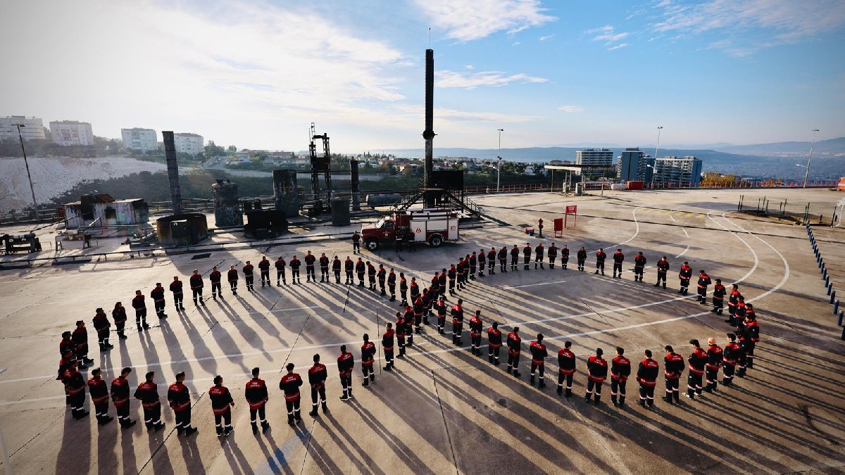 İzmir İtfaiyesinden 10 Kasım’da anlamlı tören