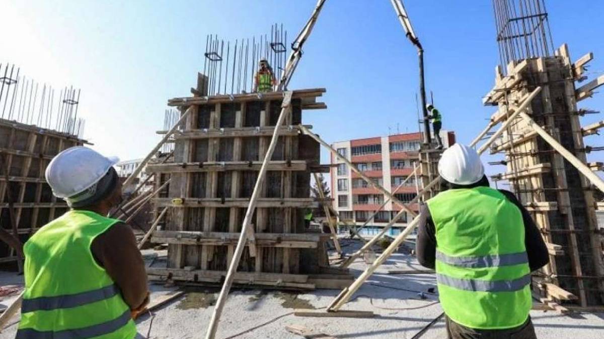 İnşaatta çalışan işçi sayısında rekor artış