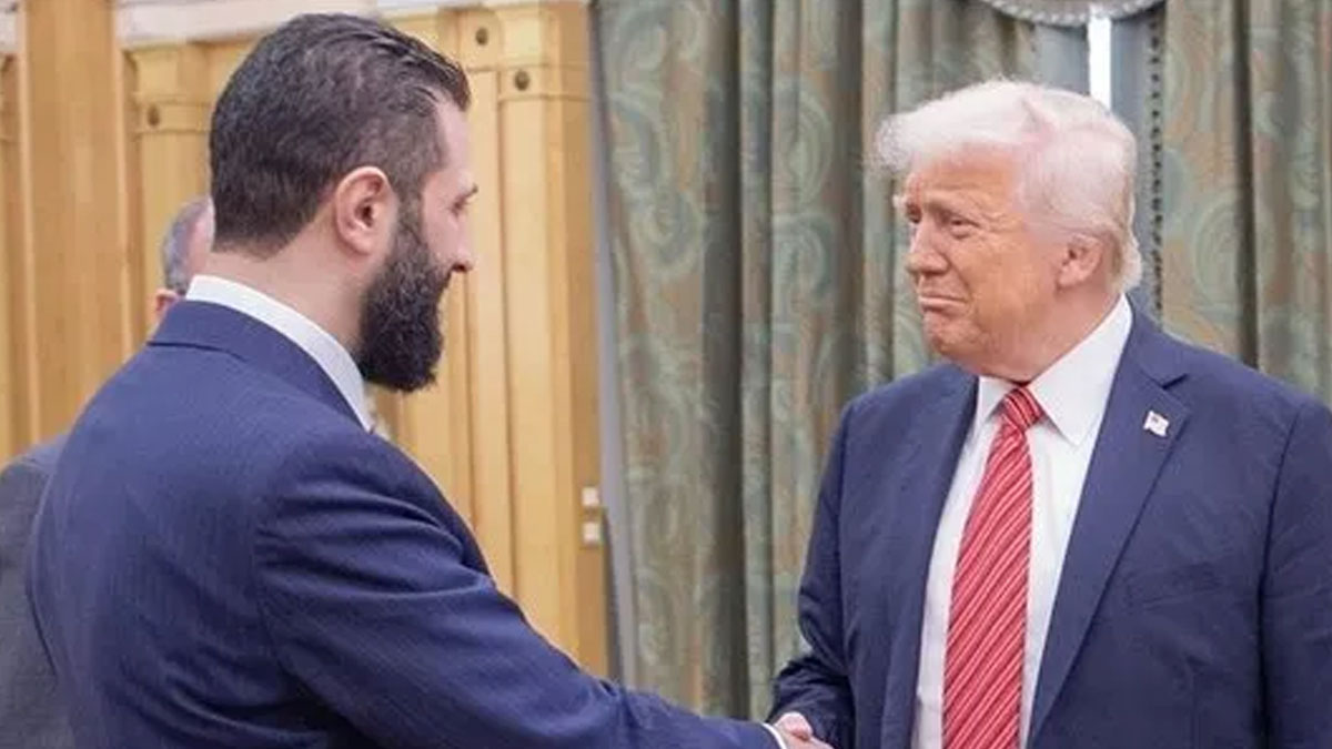 79 yıl sonra Washington'da bir ilk: Trump ile Şara Beyaz Saray'da bir araya geldi