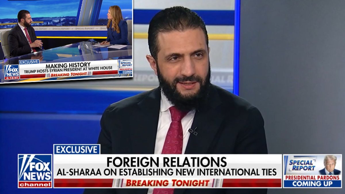 Fox News’e konuşan Şara’dan El Kaide sorusuna cevap: O zamanlar 19 yaşındaydım