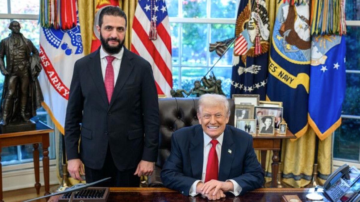 Şara ABD ziyaretini böyle yorumladı: Bir zamanlar düşmandık şimdi ortak geleceği konuşuyoruz