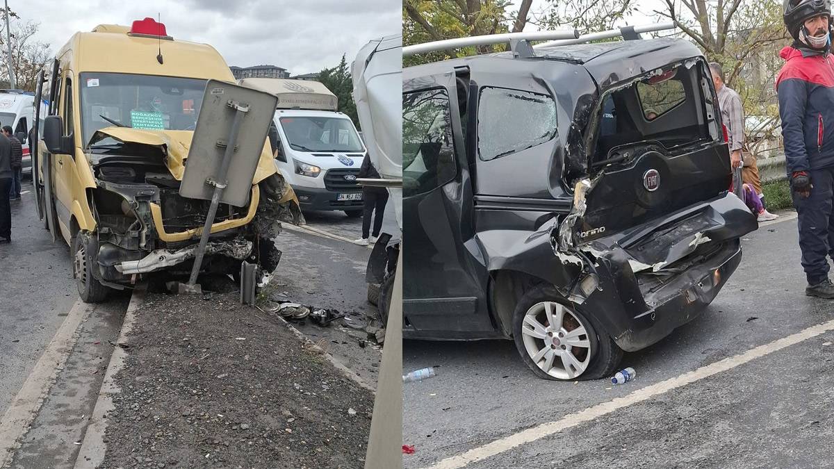 Başakşehir'de zincirleme kaza! Çok sayıda yaralı var