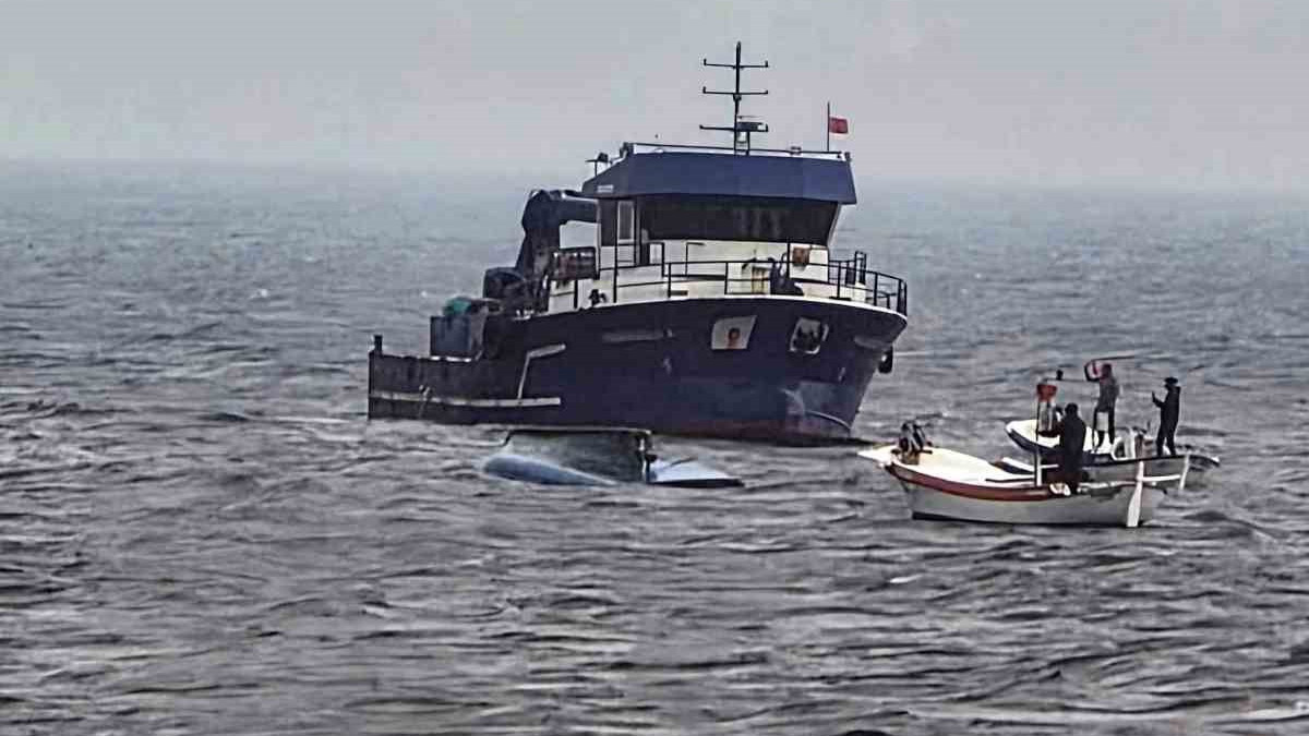 Giresun'da balıkçı teknesi alabora oldu: 1 ölü, 2 yaralı