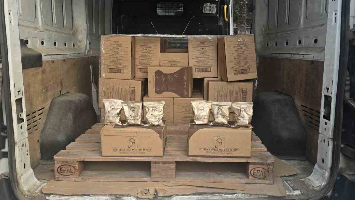 Samsun'da sahte kahve operasyonu: 1,2 milyon TL'lik ürün ele geçirildi