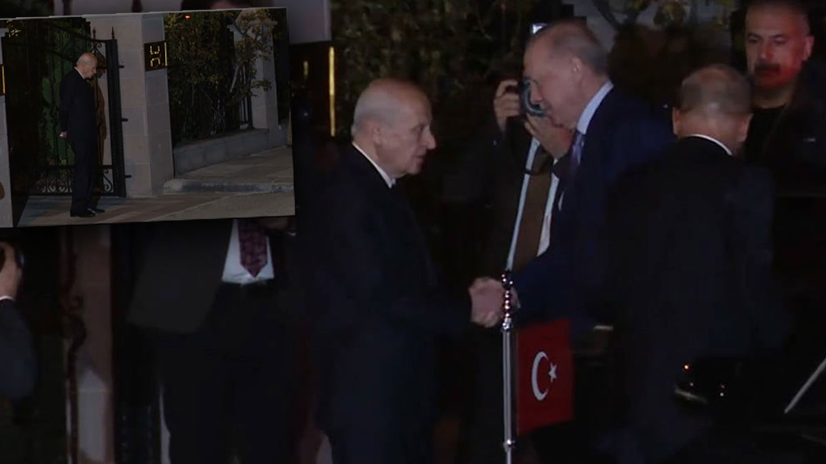 Cumhurbaşkanı Erdoğan, Bahçeli ile bir araya geldi