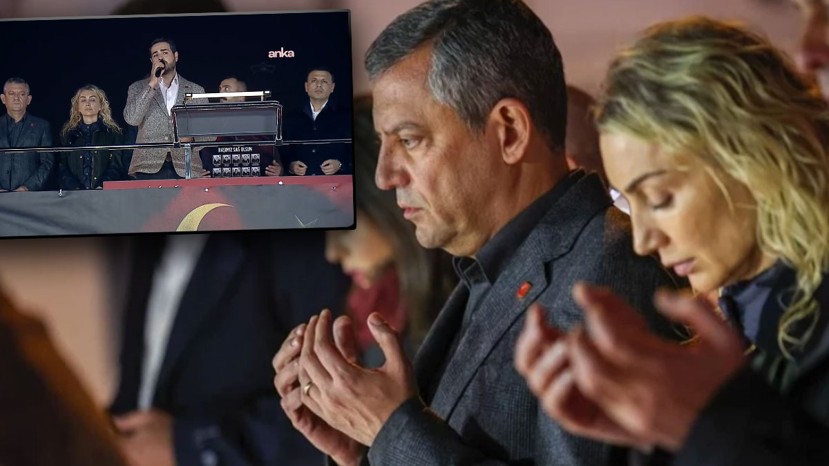 20 şehit için dua: CHP mitinginde eller semaya kalktı