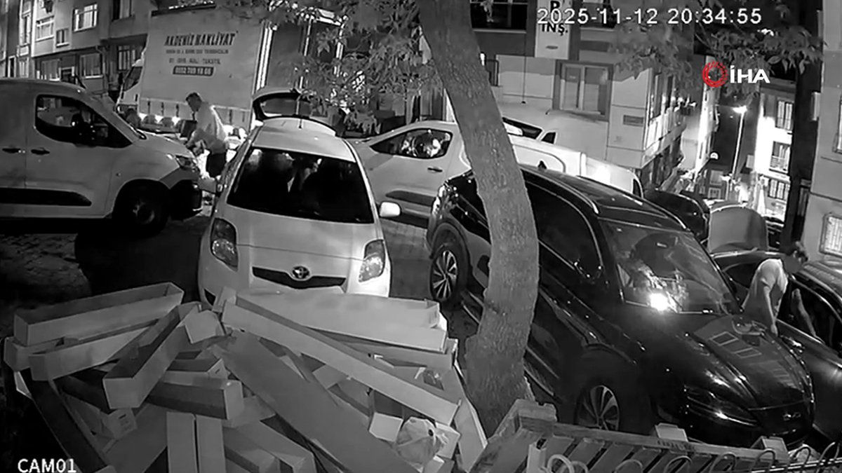 Kağıthane'de büyük panik! Patlama anının güvenlik kamerası görüntüleri ortaya çıktı