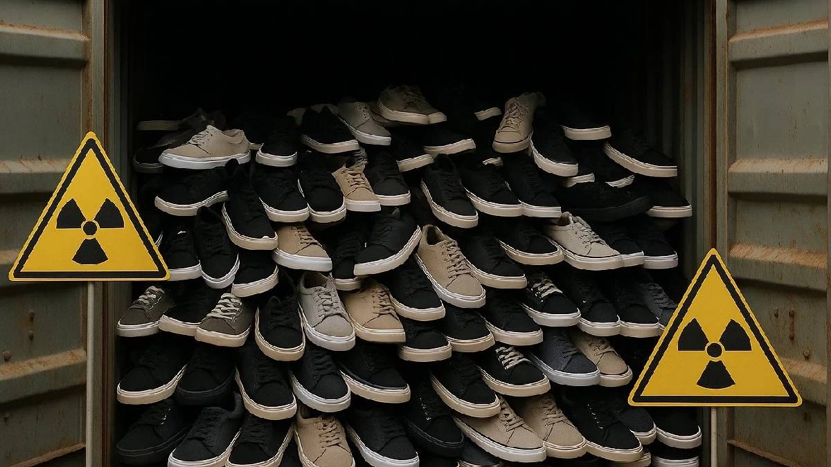 Radyasyon tespit edildi: On binlerce ayakkabı geri gönderildi