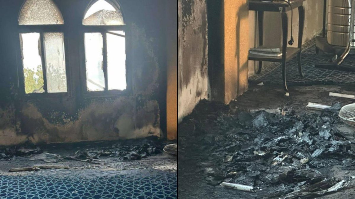 İsrailliler, Batı Şeria’da Camii kundakladı