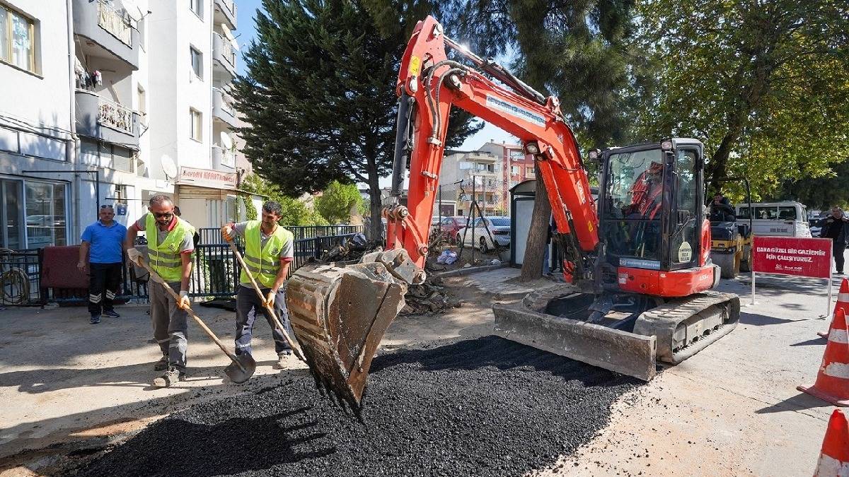 İki ayda 4 bin 472 metrekare alan asfaltlandı