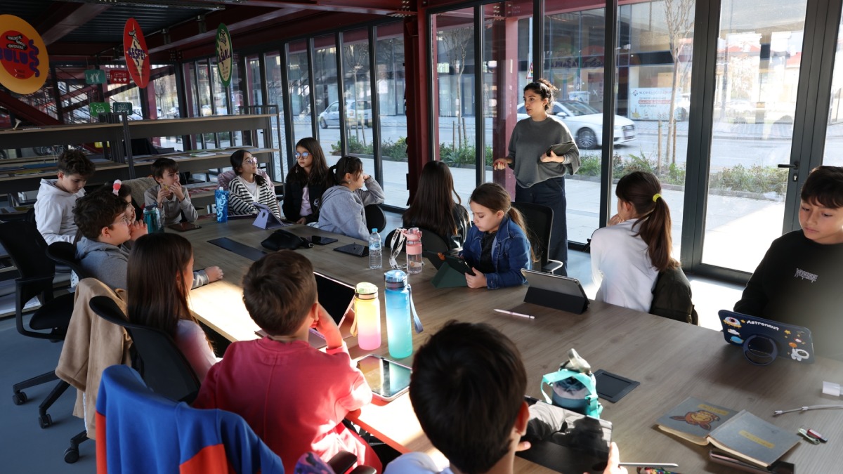 Nilüfer’de çocuklar animasyonun temellerini öğrendi