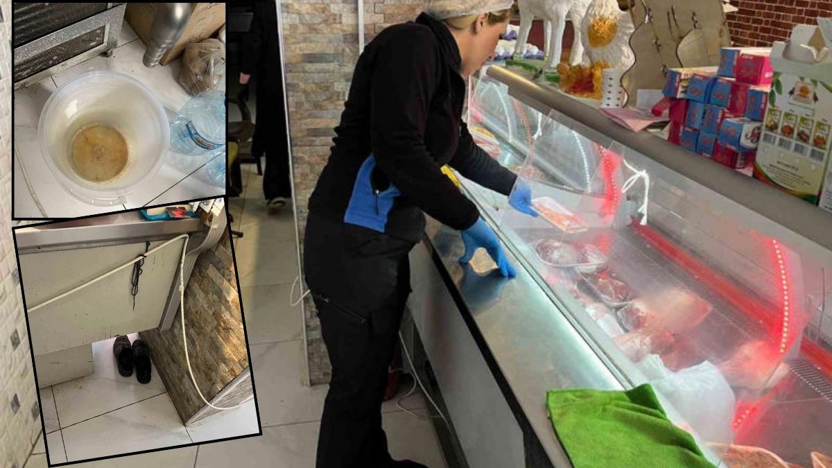 Denetim yapan zabıta ekibi gözlerine inanamadı! Kasap dükkanı demeye bin şahit: Cezai işlem hemen uygulandı