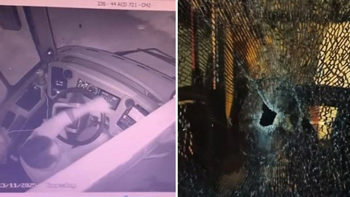 30 yolcu vardı: Seyir halindeki otobüse kurşunlu saldırı