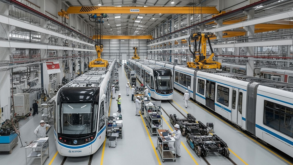 Bursa, raylı sistemler üssü olacak: Alstom, kapasiteyi 2,5 kat artırıyor!