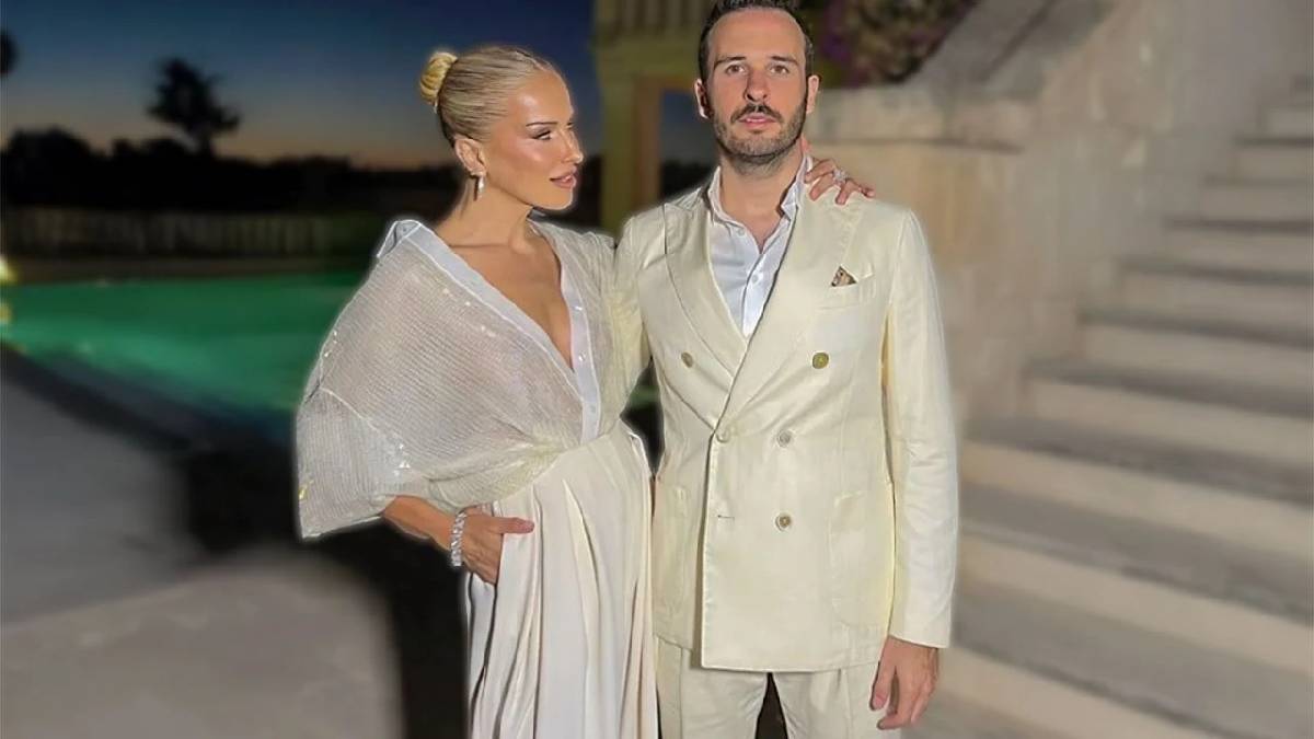 Burcu Esmersoy öyle bir aşka geldi ki! Böylesi daha önce görülmedi: Kocasına olan aşkını çantasına işledi