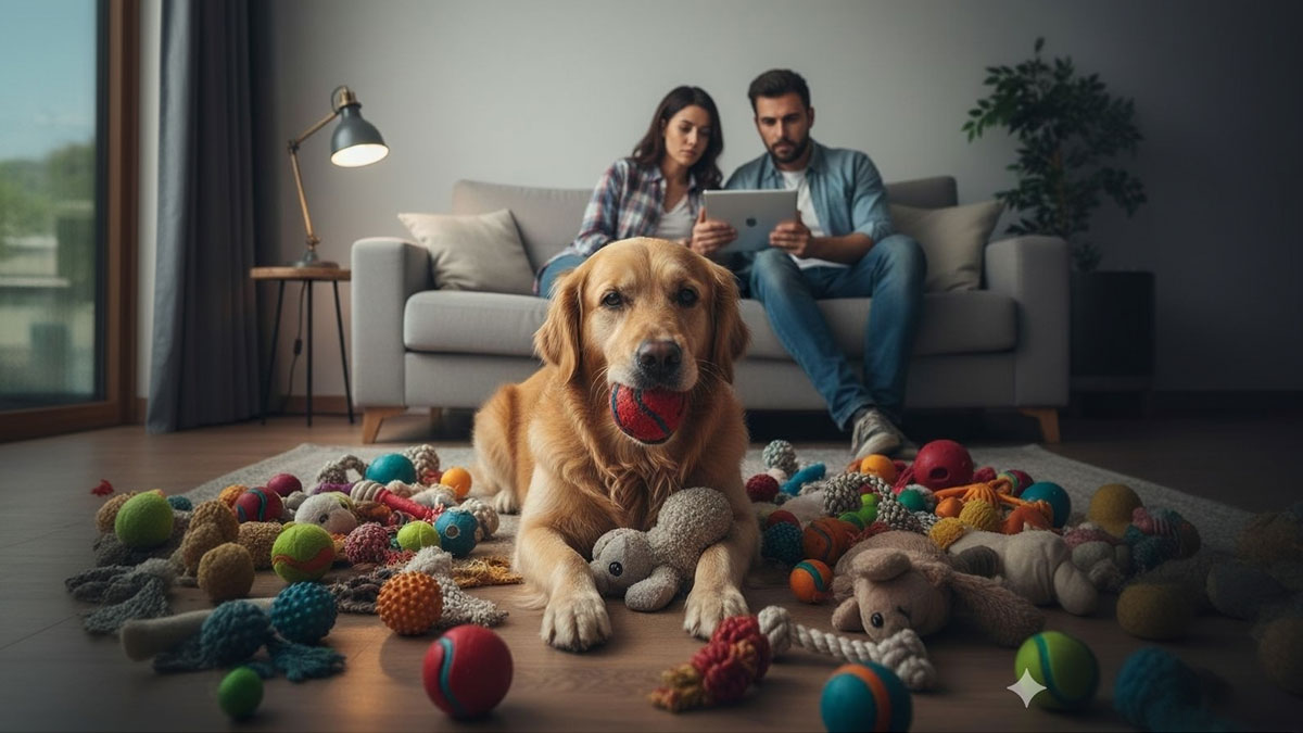 Köpeğinizin oyuncak takıntısı sandığınızdan daha ciddi bir sorun olabilir!