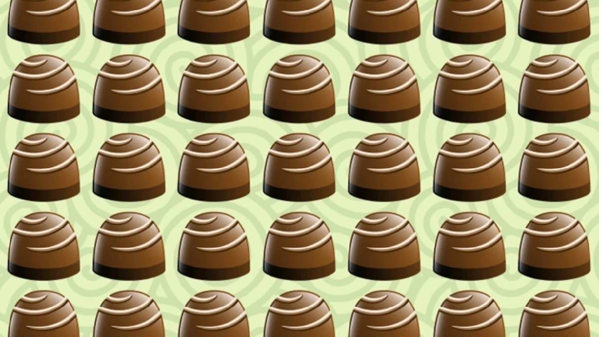 Bu test en zekileri bile eler! 6 saniyede farklı çikolatayı bulmak neredeyse imkansız! Meydan okumayı sevenler başladı bile…