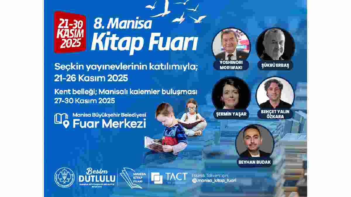 8. Manisa Kitap Fuarı başlıyor