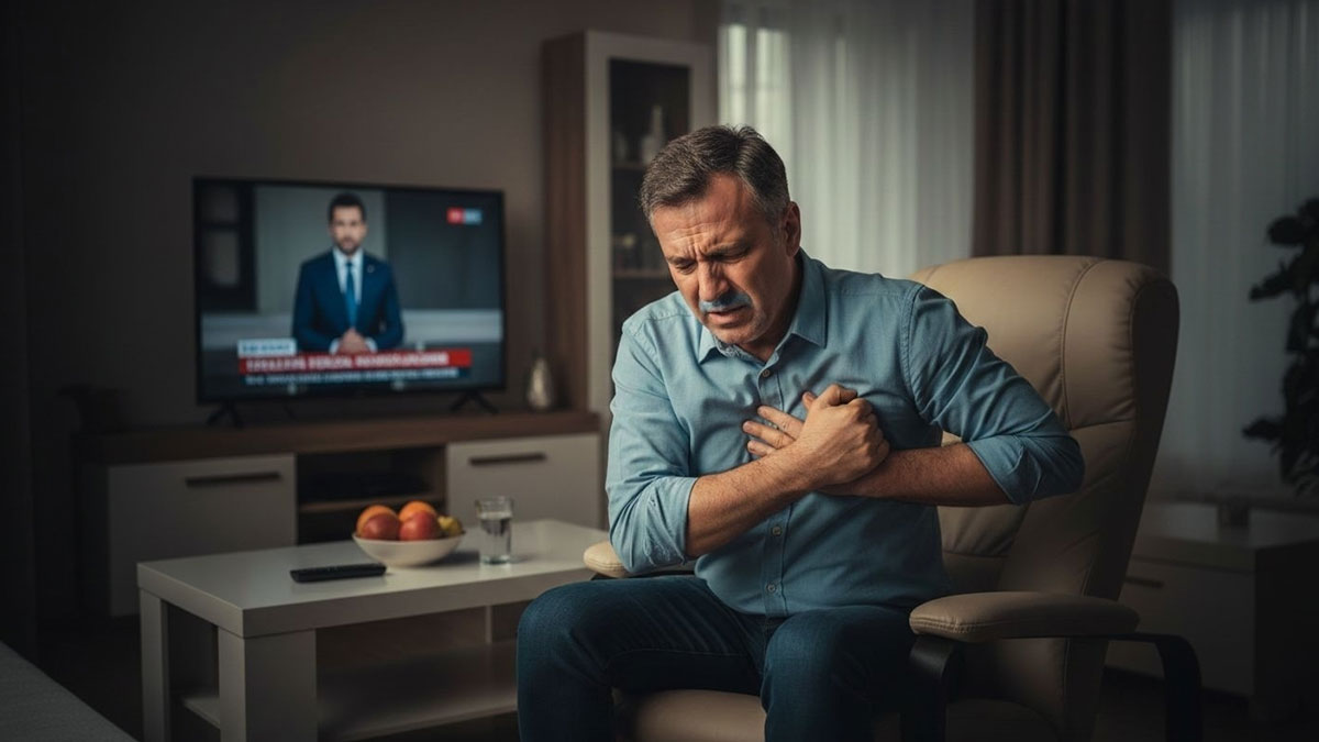 Filmlerdeki gibi olmuyor: Göğüs ağrısı yoksa bile kriz geçiriyor olabilirsiniz!