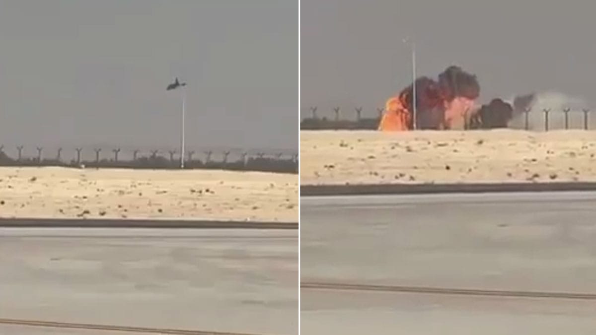 Dubai Airshow’da dehşet anları: Hindistan’ın gözbebeği LCA Tejas gösteri sırasında çakıldı!