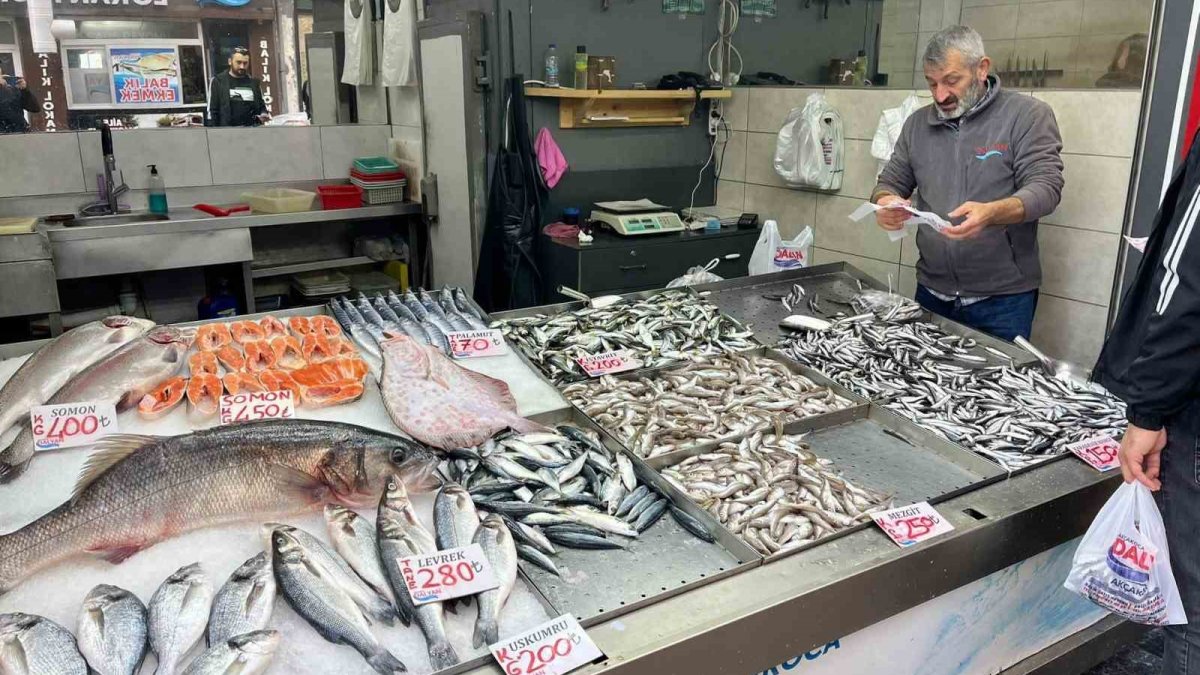 Dev levreğin fiyatı şok etti! Balık pazarında kalkan ve levrek bin liradan satışta