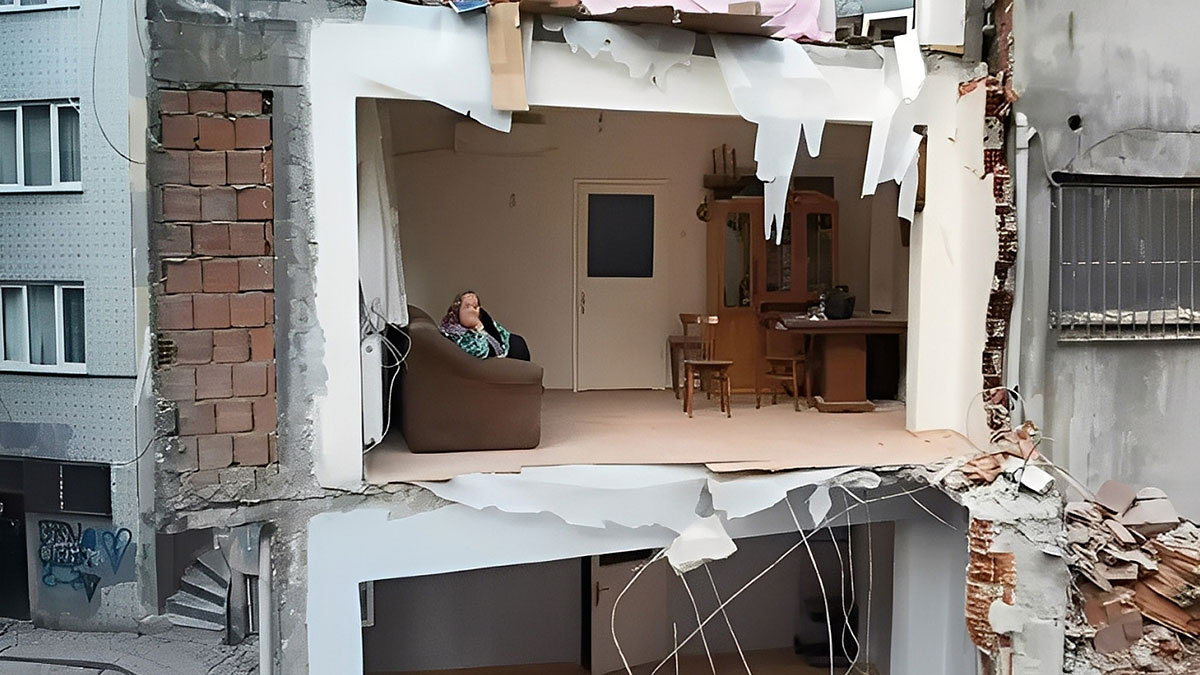 Kentsel dönüşümün 'çıplak' gerçeği! Duvarı olmayan apartman sakinleri mağdur