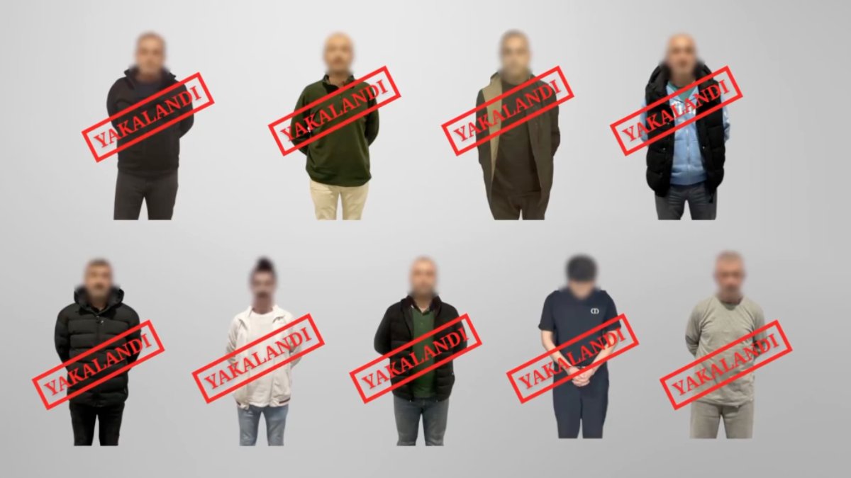 Kırmızı bültenle aranan 9 kişi farklı ülkelerden Türkiye’ye getirildi