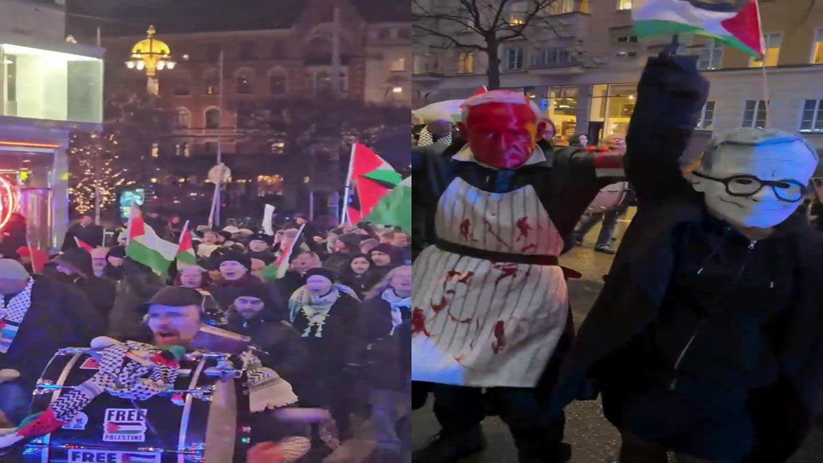 İsveç’te Gazze saldırılarına protesto: Soykırıma hayır