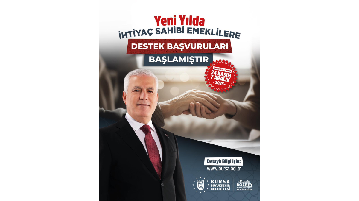 Büyükşehir'den yeni yıl müjdesi: İhtiyaç sahibi emeklilere 2.500 TL destek... Başvurular başladı!