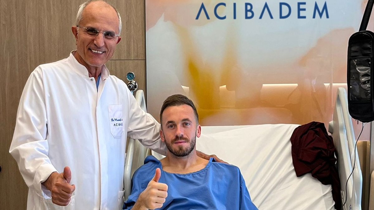 Başakşehir karşılaşmasında sakatlanan Trabzonsporlu Visca ameliyat edildi