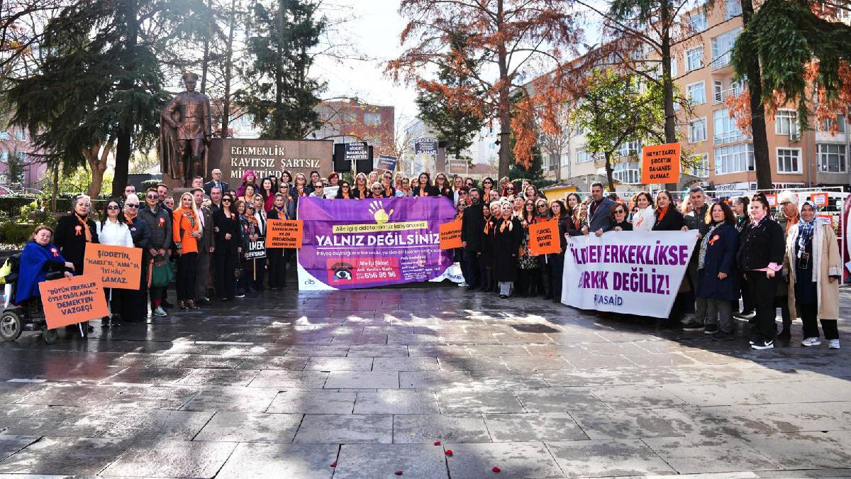 Çorlu, 25 Kasım'da şiddete “dur” dedi