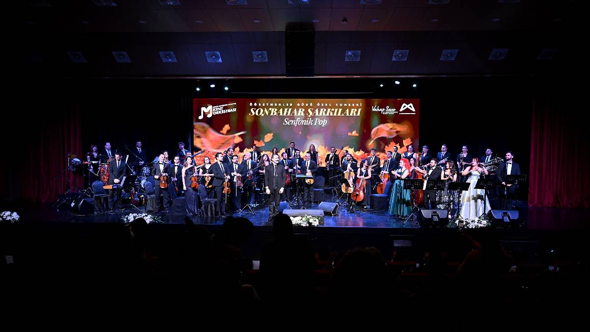 Büyükşehir, öğretmenler gününü senfonik ezgilerle kutladı