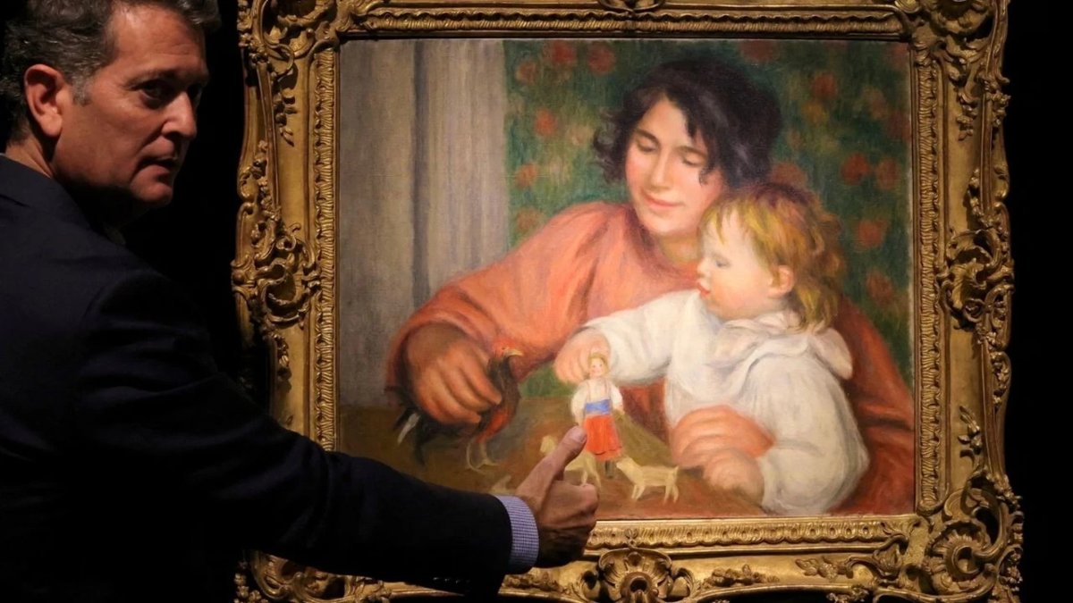 Gizli Renoir tablosu 88 milyon TL'ye satıldı