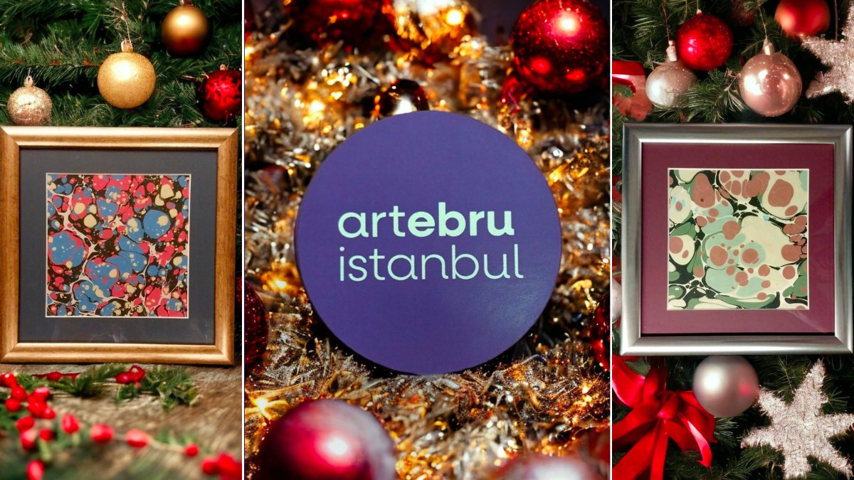 Artebruistanbul’dan yeni yıla özel ebru sanatı hediyeleri
