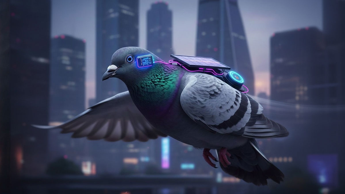 Casuslukta son nokta: Robot güvercinler görev bekliyor!
