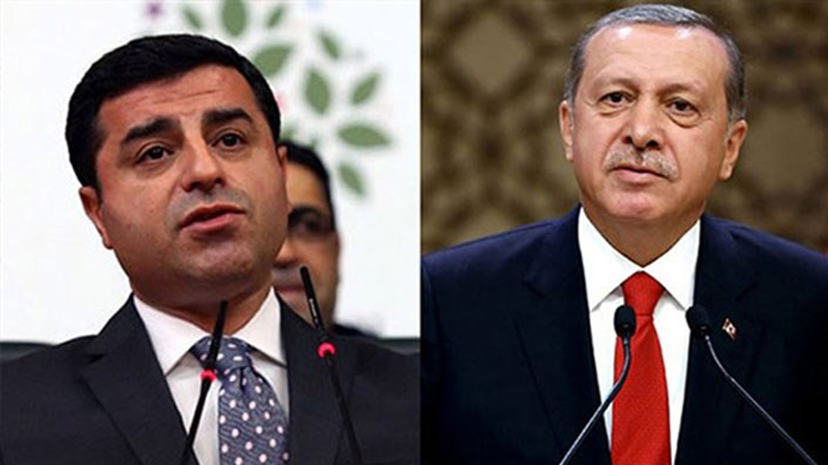 Demirtaş'a Erdoğan'a hakaretten hapis istemi