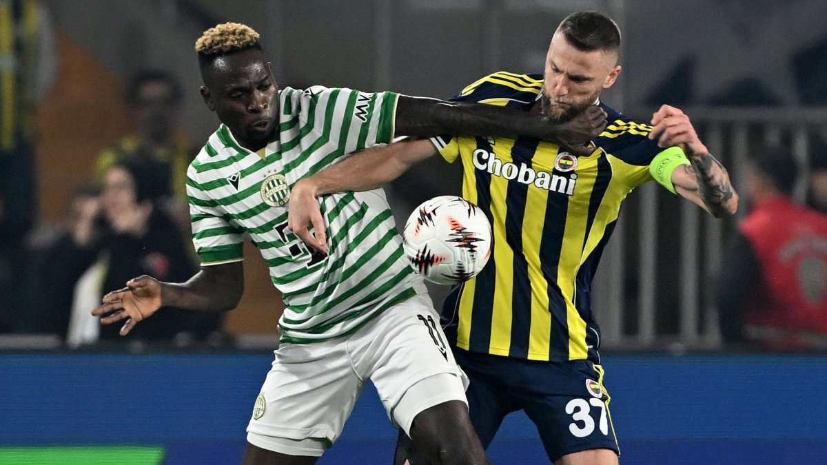 Kanarya Avrupa'da galibiyete hasret: Fenerbahçe, Kadıköy'de Ferencvaros ile 1-1 berabere kaldı